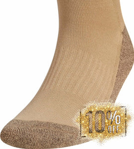 Adidas cushions socks 3 pack brown