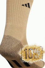 Adidas cushions socks 3 pack brown