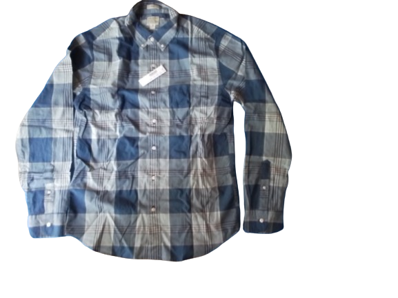 J.Crew Mercantile Men's Slim-Fit Long-Sleeve Plaid Flannel Shirt,  Size M